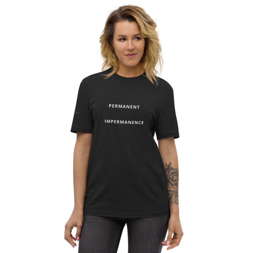 PERMANENT IMPERMANENCE Unisex organic cotton t-shirt