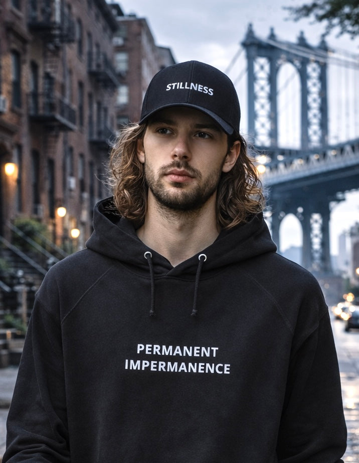 PERMANENT IMPERMANENCE* ORGANIC COTTON HOODIE