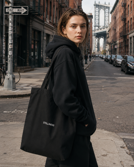 STILLNESS  Organic Eco Tote bag