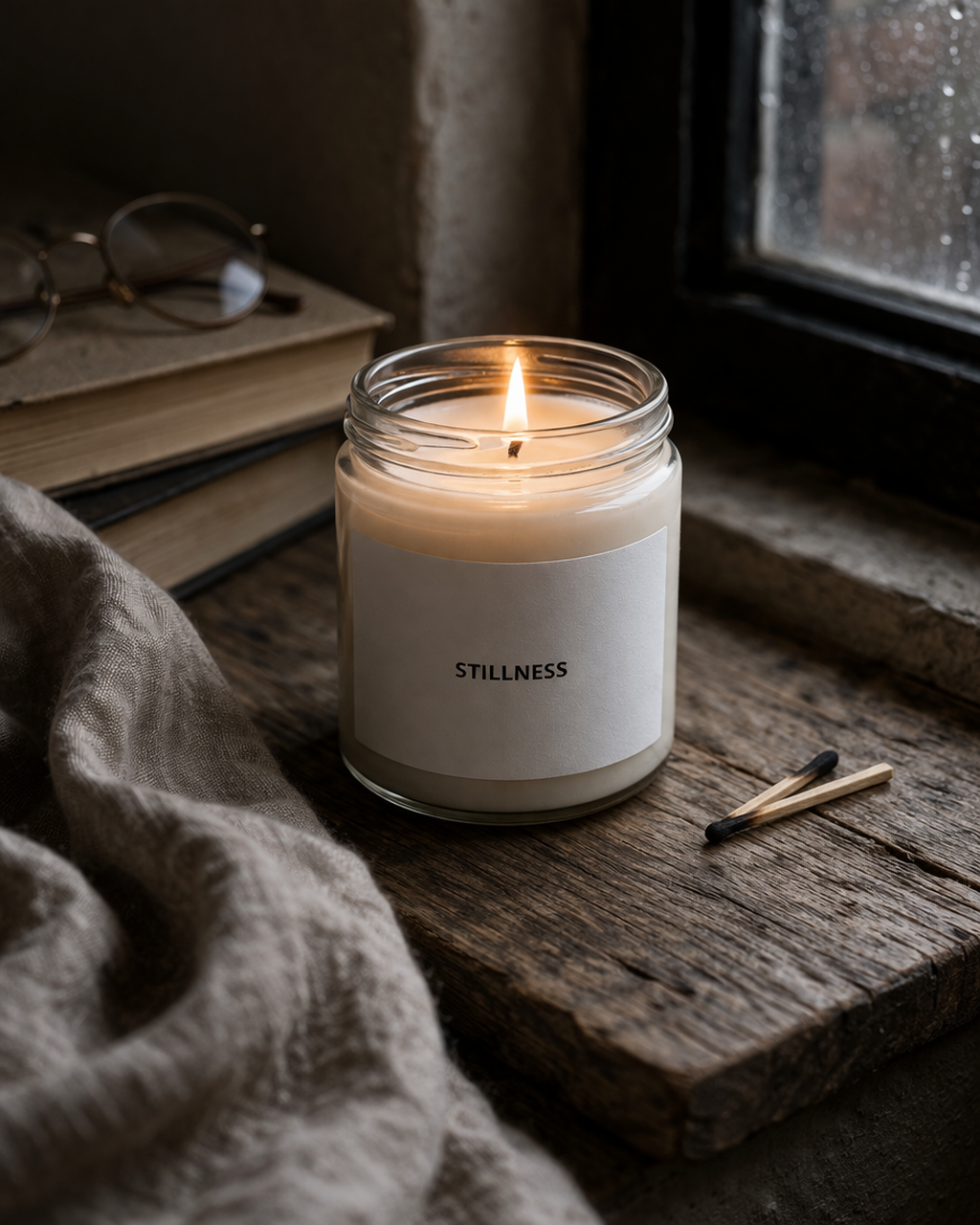 STILLNESS Scented soy candle