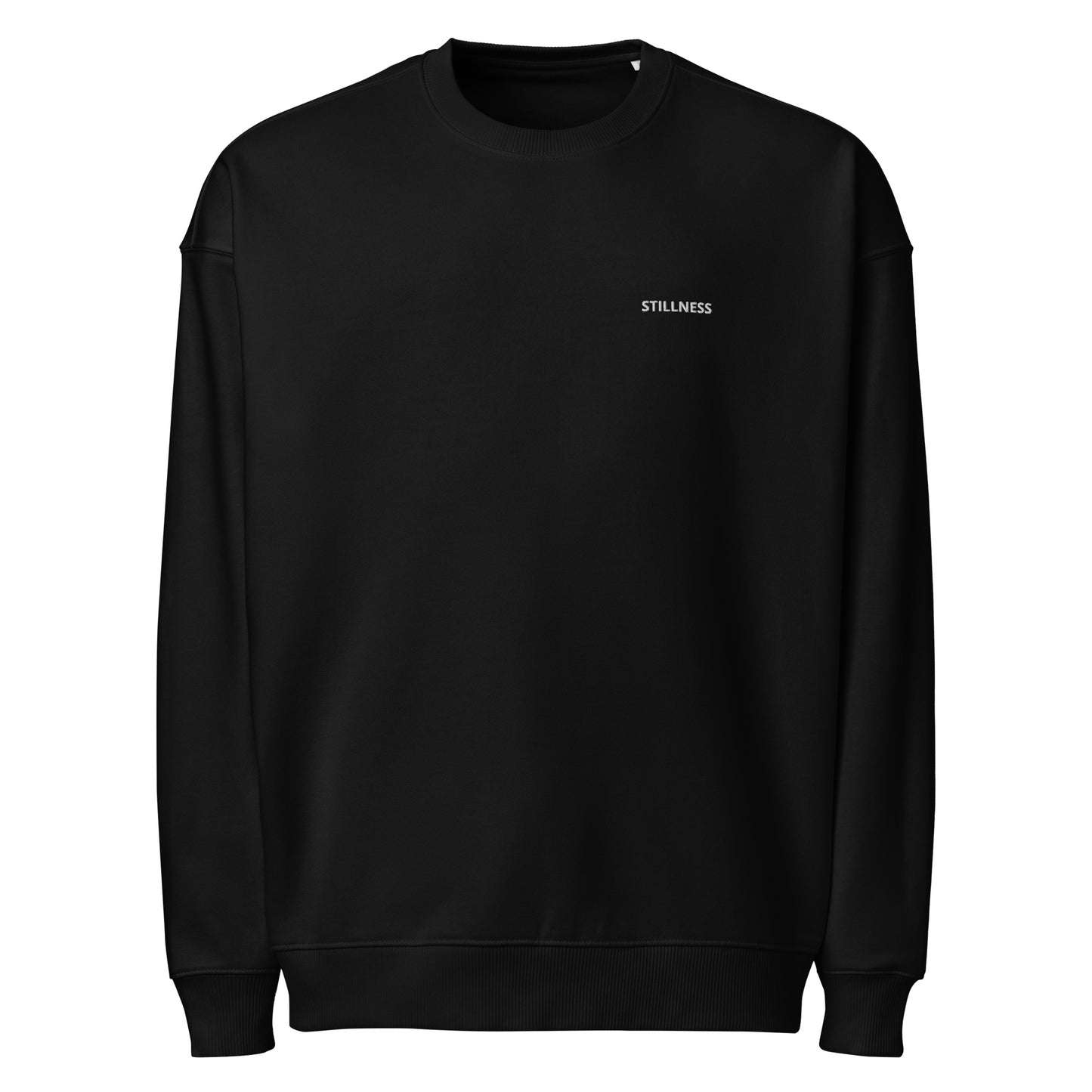 STILLNESS*  Unisex organic oversized sweatshirt