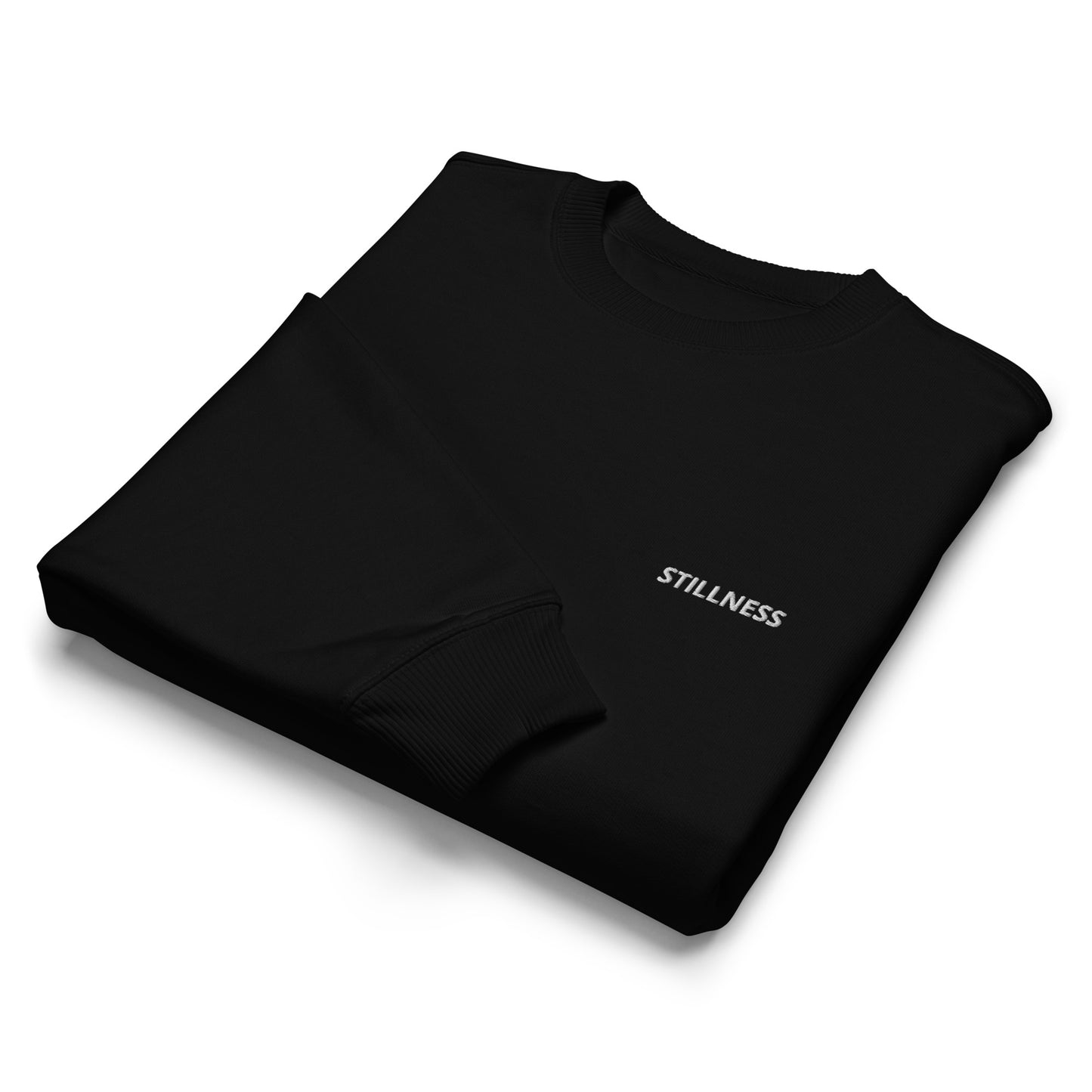 STILLNESS*  Unisex organic oversized sweatshirt